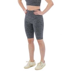 Krótkie legginsy sportowe dla kobiet Xtreme Sportswear Antracyt melanż. Szare legginsy XTREME SOCKSWEAR, s, bez wzorów, z materiału, z podwyższonym stanem, krótkie. Za 125.82 zł.