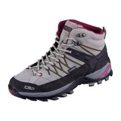 Buty trekkingowe damskie CMP Rigel Mid. Szare trekkingi CMP, z gumy, trekkingowe. Za 404.00 zł.
