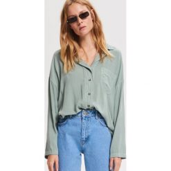 Koszula oversize z wiskozy - Turkusowy. Koszule Reserved. Za 89.99 zł.
