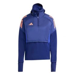 Damska bluza dresowa adidas Tiro 25 Competition. Niebieskie bluzy Adidas, bez wzorów, z dresówki, bez kaptura. W wyprzedaży za 280.50 zł.
