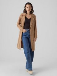 Vero Moda Trencz Billie Daisy 10281638 Brązowy Regular Fit. Brązowe płaszcze Vero Moda, m, bez wzorów, z syntetyku, bez kaptura. Za 109.99 zł.