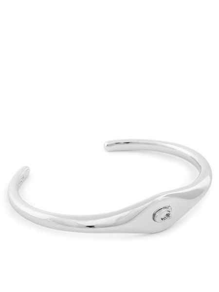 Coach Bransoletka 37541318 RHO030 Srebrny. Szare bransoletki Coach, metalowe. Za 419.99 zł.