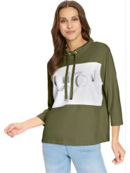WITT WEIDEN Bluzka w kolorze khaki rozmiar: 46. Brązowe bluzki WITT WEIDEN, bez wzorów, bez kołnierzyka, bez ramiączek. Za 49.95 zł.