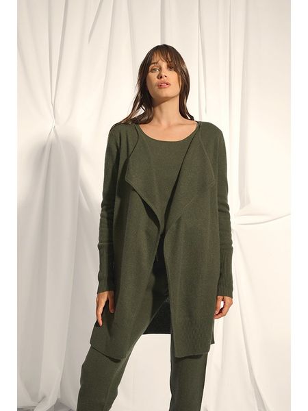 Just Cashmere Kaszmirowy kardigan "Brooke" w kolorze khaki rozmiar: S. Brązowe kardigany Just Cashmere, s, bez wzorów, z kaszmiru. Za 478.99 zł.