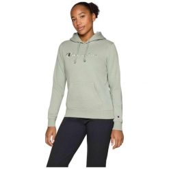 Bluza damska Champion Hooded Sweatshirt. Zielone bluzy Champion, bez wzorów, bez kaptura. Za 203.99 zł.