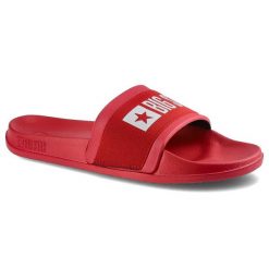 Czerwone Klapki Big Star Damskie Buty Profilowane. Czerwone klapki Big Star, bez wzorów, bez obcasa. Za 49.00 zł.