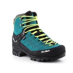 Buty trekkingowe damskie Salewa WS Rapace Gtx. Niebieskie trekkingi Salewa, z materiału, za kostkę, trekkingowe. Za 1,181.00 zł.