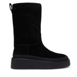 Śniegowce Calvin Klein. Czarne trapery i śniegowce Calvin Klein. Za 749.99 zł.