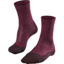 Skarpetki damskie Falke TK2 Wool. Czerwone skarpety Falke, bez wzorów, z materiału. Za 172.00 zł.