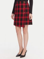 LOLA CASADEMUNT Koszula LF2508003 Czerwony Regular Fit. Czerwone koszule LOLA CASADEMUNT, xs, bez wzorów, z syntetyku, bez kołnierzyka, bez ramiączek. Za 479.99 zł.