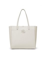 LAUREN RALPH LAUREN Torebka 431960183003 Biały. Białe shopper Lauren Ralph Lauren, bez wzorów, ze skóry, bez dodatków. Za 929.99 zł.