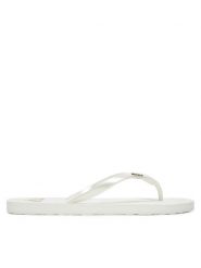 Roxy Japonki 839470 Biały. Białe klapki Roxy, bez wzorów, z syntetyku, bez obcasa. Za 59.99 zł.