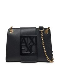 Armani Exchange Torebka XW000281 AF13672 UC001 Czarny. Czarne torebki klasyczne Armani Exchange, bez wzorów, ze skóry, bez dodatków. Za 389.99 zł.