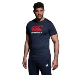 Koszulka Canterbury CCC Logo. Niebieskie bluzki CANTERBURY, bez wzorów, sportowe, bez kołnierzyka, bez ramiączek. Za 213.00 zł.