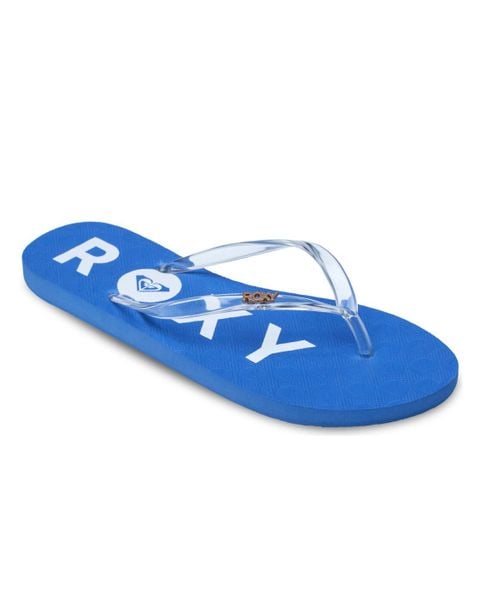 Klapki japonki damskie VIVA JELLY. Czerwone klapki Roxy, bez wzorów, z gumy, bez obcasa. Za 94.99 zł.