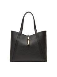 Furla Torebka Goccia L WB01788 BX3353 KH O6000 Czarny. Czarne torebki klasyczne Furla, bez wzorów, ze skóry, bez dodatków. Za 1,509.00 zł.