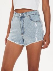 Liu Jo Szorty jeansowe UA4263 D4889 Niebieski Regular Fit. Niebieskie szorty Liu Jo, bez wzorów, z bawełny. Za 979.99 zł.