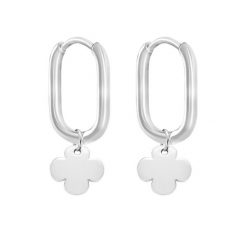 Kolczyki Cube z koniczyną, posrebrzane. Szare kolczyki Lilou, posrebrzane. Za 377.00 zł.