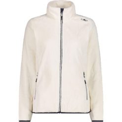 Bluza damska turystyczna CMP 38P1536. Białe bluzy sportowe CMP, bez wzorów, z materiału, z kapturem. Za 300.95 zł.