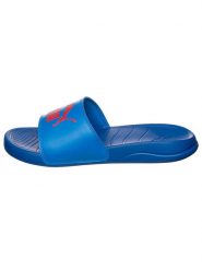 Puma Klapki "Popcat 20" w kolorze niebieskim rozmiar: 35,5. Niebieskie klapki Puma, bez wzorów, z otwartym noskiem, bez obcasa. Za 57.20 zł.