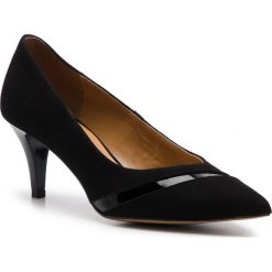 Szpilki SAGAN - 3508 Czarny Welur. Czarne czółenka Sagan, bez wzorów, z materiału, eleganckie, bez obcasa, na obcasie, bez zapięcia. W wyprzedaży za 189.00 zł.