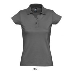 Damska koszulka polo Sol's Prescott. Szare koszulki polo SOL'S, s, bez wzorów, bez kołnierzyka, bez ramiączek. Za 116.50 zł.