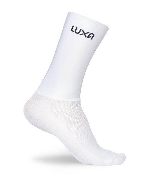 Skarpetki Kolarskie Luxa Aero. Białe skarpety LUXA, bez wzorów, z materiału. Za 139.00 zł.