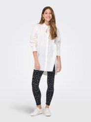 JDY Legginsy w kolorze szaro-czarnym rozmiar: S. Czarne legginsy JDY, s, bez wzorów, z podwyższonym stanem. Za 65.85 zł.