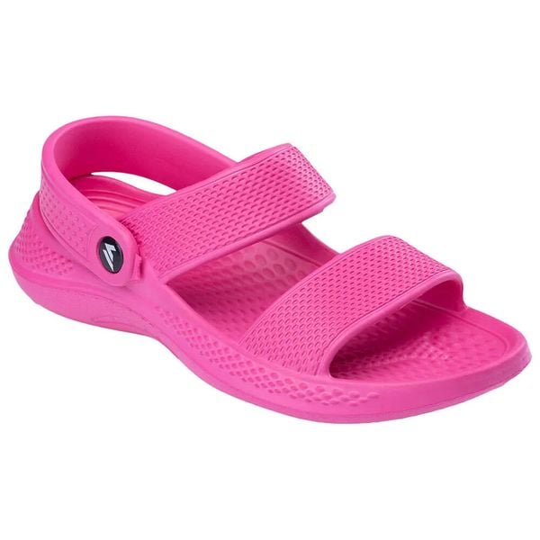 Sandały Damskie / Sandały Damskie. Czerwone sandały MARTES ESSENTIALS, bez wzorów, z materiału, z otwartym noskiem, bez obcasa, bez zapięcia. Za 55.99 zł.