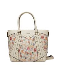 Laura Vita Torebka Amber 02 Biały. Białe shopper Laura Vita, bez wzorów, ze skóry, bez dodatków. Za 239.99 zł.
