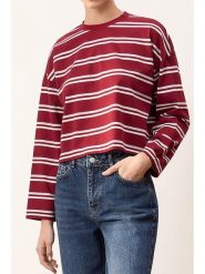 Trendyol Koszulka w kolorze czerwonym rozmiar: XL. Czerwone bluzki Trendyol, xl, bez wzorów, bez kołnierzyka, bez ramiączek. Za 52.99 zł.