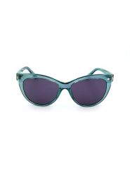 Swarovski Damskie okulary przeciwsłoneczne w kolorze fioletowo-zielonym rozmiar: 55. Różowe okulary przeciwsłoneczne SWAROVSKI, bez wzorów, z tworzywa sztucznego, wakacyjne. Za 239.95 zł.