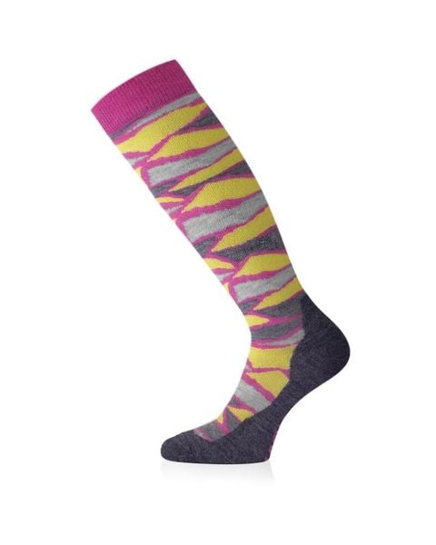 Skarpety merino SLJ. Czerwone skarpety LASTING, bez wzorów, z elastanu. Za 99.00 zł.