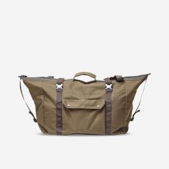 Torba transportowa outdoor Solognac 80 l. Brązowe torby na ramię SOLOGNAC, bez wzorów, z bawełny, na ramię, duże, bez dodatków. Za 199.99 zł.