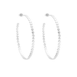 Kolczyki kółka Snake 4 cm, posrebrzane. Żółte kolczyki Lilou, posrebrzane. Za 219.00 zł.