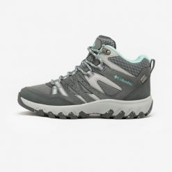 Buty turystyczne damskie Columbia Redmond VI Mid wodoodporne. Brązowe trekkingi Columbia, z kauczuku, trekkingowe. Za 469.99 zł.