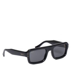 Okulary przeciwsłoneczne Ray-Ban. Czarne okulary przeciwsłoneczne Ray-Ban, bez wzorów. Za 769.99 zł.