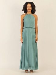 APART Sukienka w kolorze zielonym rozmiar: 42. Zielone sukienki Apart, z aplikacjami, bez kołnierzyka, bez ramiączek, maxi. Za 300.78 zł.