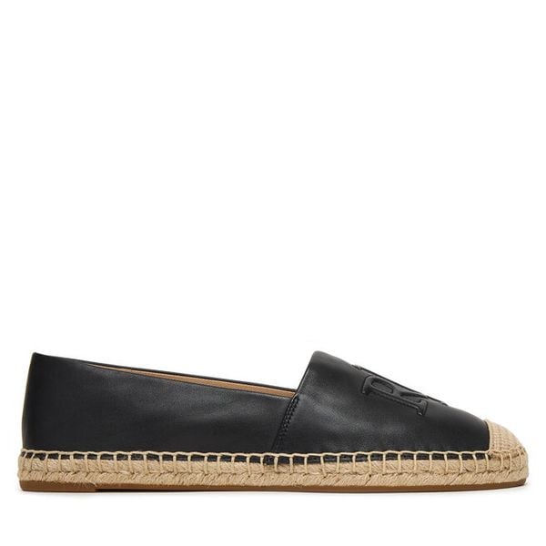 Espadryle LAUREN RALPH LAUREN. Czarne espadryle Lauren Ralph Lauren, bez wzorów, bez obcasa, bez zapięcia. Za 619.99 zł.