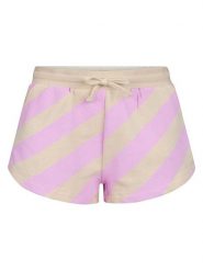 Retour Szorty dresowe "Rouen" w kolorze jasnoróżowo-beżowym rozmiar: 164. Brązowe szorty Retour, bez wzorów, z bawełny. Za 86.99 zł.