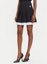 KARL LAGERFELD Spódnica mini A3W12021 Czarny Regular Fit. Czarne spódnice KARL LAGERFELD, bez wzorów, z syntetyku, mini. Za 959.99 zł.