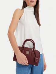 Nine West Torebka CEO- SATIN BLOOM-LDA9374 Bordowy. Czerwone torebki klasyczne Nine West, bez wzorów, ze skóry, bez dodatków. Za 229.99 zł.