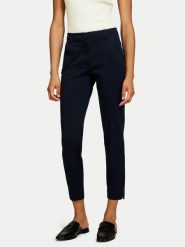 Sisley Chinosy 4BYW55AH6 Granatowy Regular Fit. Niebieskie spodnie materiałowe Sisley, bez wzorów, z bawełny. Za 179.99 zł.