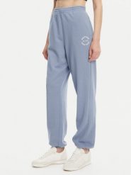 Tommy Hilfiger Spodnie dresowe UW0UW05793 Niebieski Regular Fit. Niebieskie spodnie dresowe TOMMY HILFIGER, s, bez wzorów, z bawełny. Za 249.99 zł.