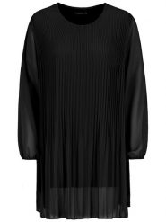 Sublevel Sukienka w kolorze czarnym rozmiar: S/M. Czarne sukienki Sublevel, m, bez wzorów, bez kołnierzyka, bez ramiączek, midi. Za 43.99 zł.
