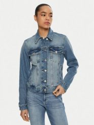 Tommy Jeans Kurtka jeansowa Classic DW0DW19858 Niebieski Regular Fit. Niebieskie kurtki Tommy Jeans, m, bez wzorów, z bawełny, bez kaptura. Za 289.99 zł.