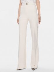 Elisabetta Franchi Spodnie materiałowe PA-T15-41E2 Écru Regular Fit. Spodnie materiałowe Elisabetta Franchi, bez wzorów, z materiału. Za 2,009.00 zł.