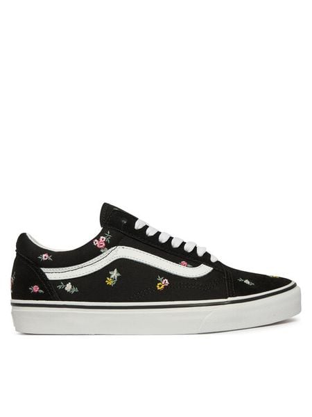 Vans Tenisówki Old Skool VN00113FB9P1 Czarny. Czarne trampki Vans, bez wzorów, ze skóry, bez zapięcia. Za 399.99 zł.