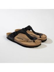 BACKSUN Japonki "Singapore" w kolorze czarnym rozmiar: 38. Czarne klapki Backsun, bez wzorów, z materiału, z otwartym noskiem, bez obcasa. Za 117.99 zł.