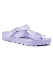 Birkenstock Japonki Gizeh EVA 1017995 Fioletowy. Fioletowe klapki Birkenstock, bez wzorów, z syntetyku, bez obcasa. Za 149.99 zł.